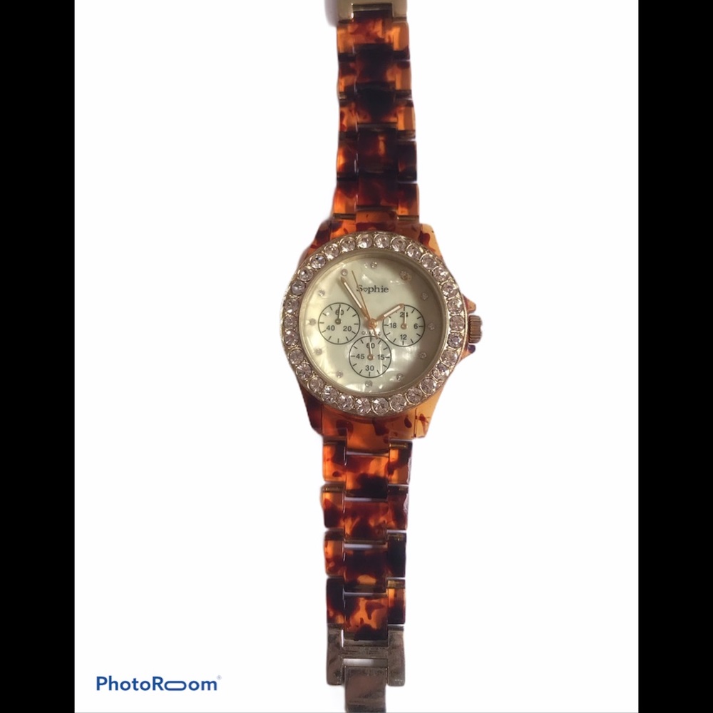 SOPHIE Tortoise shell watch